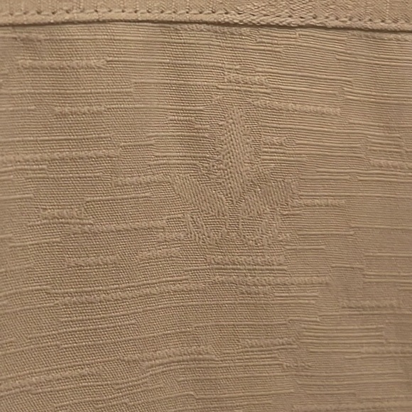 Tommy Bahama Hawaiian Button Up Shirt Tan Solid‎ 100% Silk Mens Medium Short sl - Picture 6 of 11